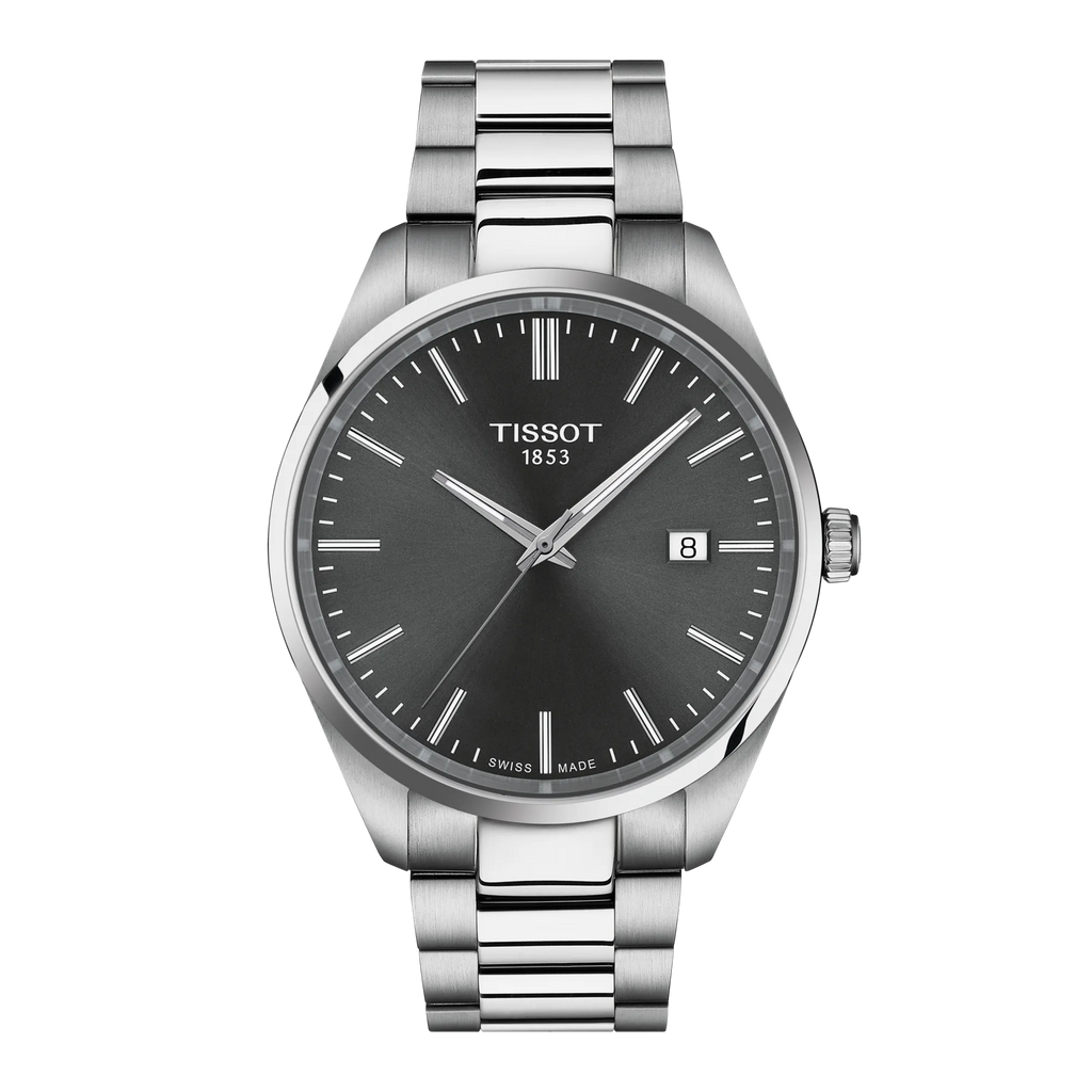 Front view of the watch Tissot PR 100 40mm