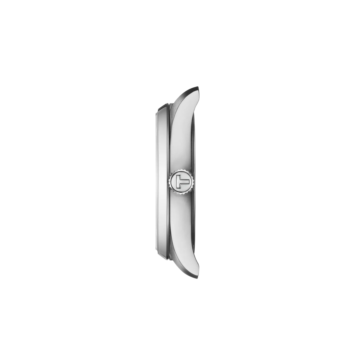 Profile view of the watch case Tissot PR 100 Cycling 34mm