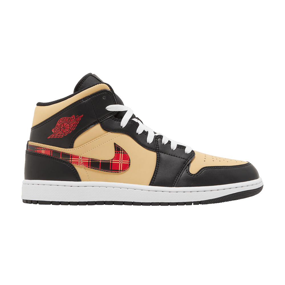 Air Jordan 1 Mid SE - Tartan Swoosh