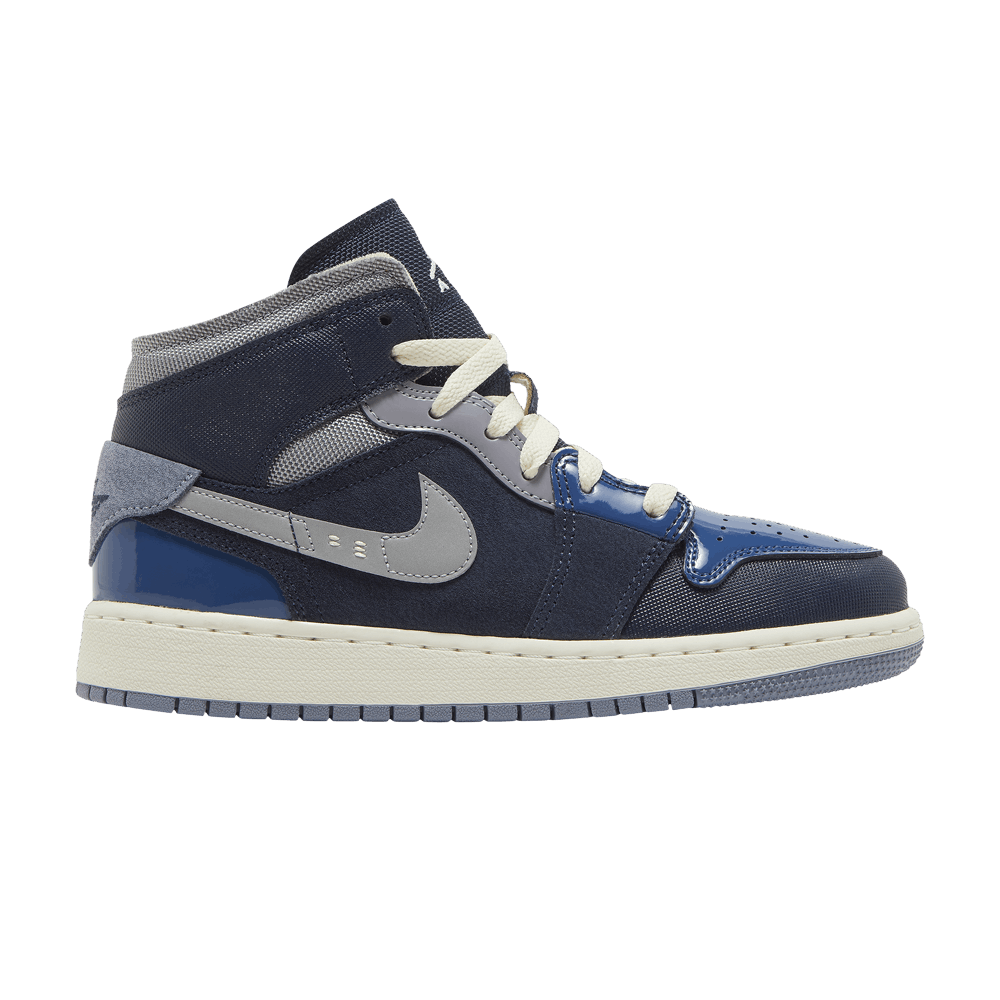 Air Jordan 1 Mid SE Craft GS - Inside Out - Obsidian