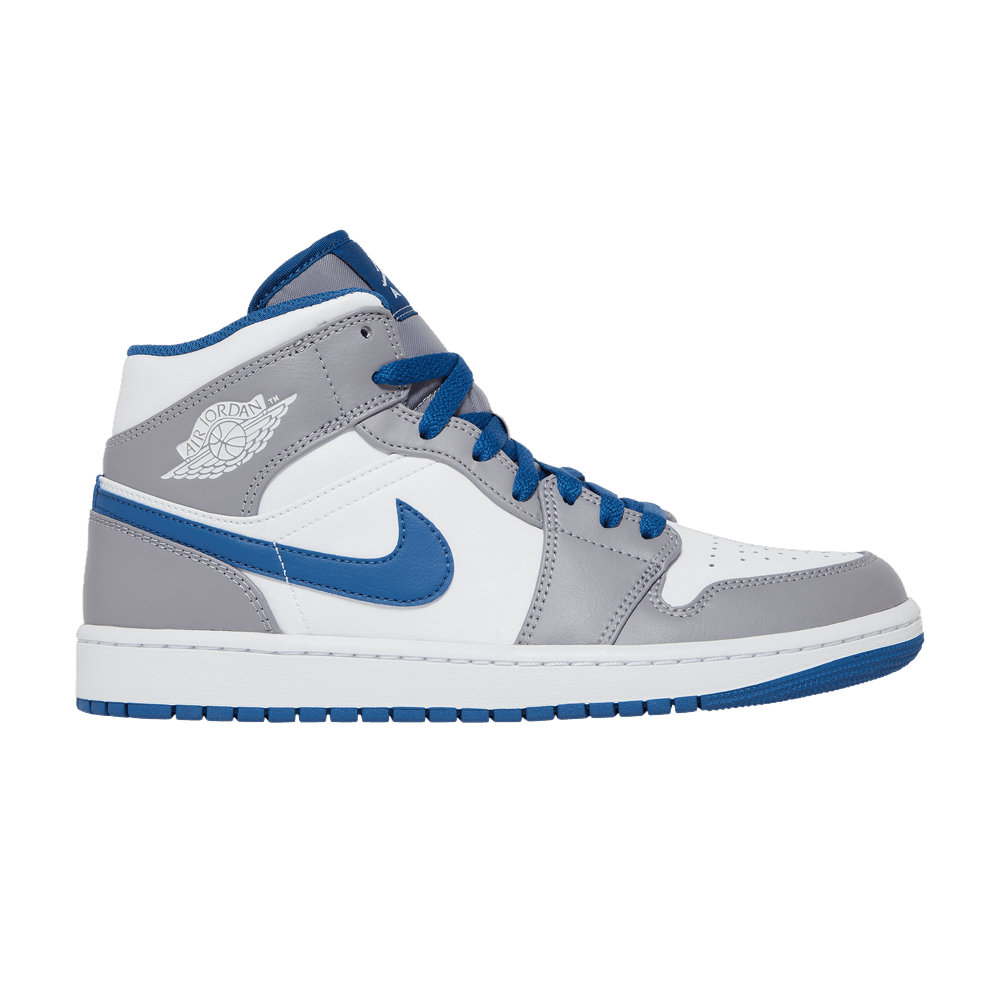Air Jordan 1 Mid - Cement True Blue