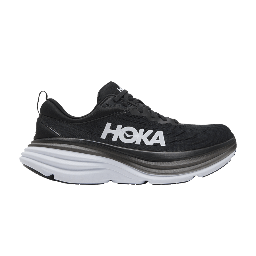 Hoka One One Bondi 8 - Black White