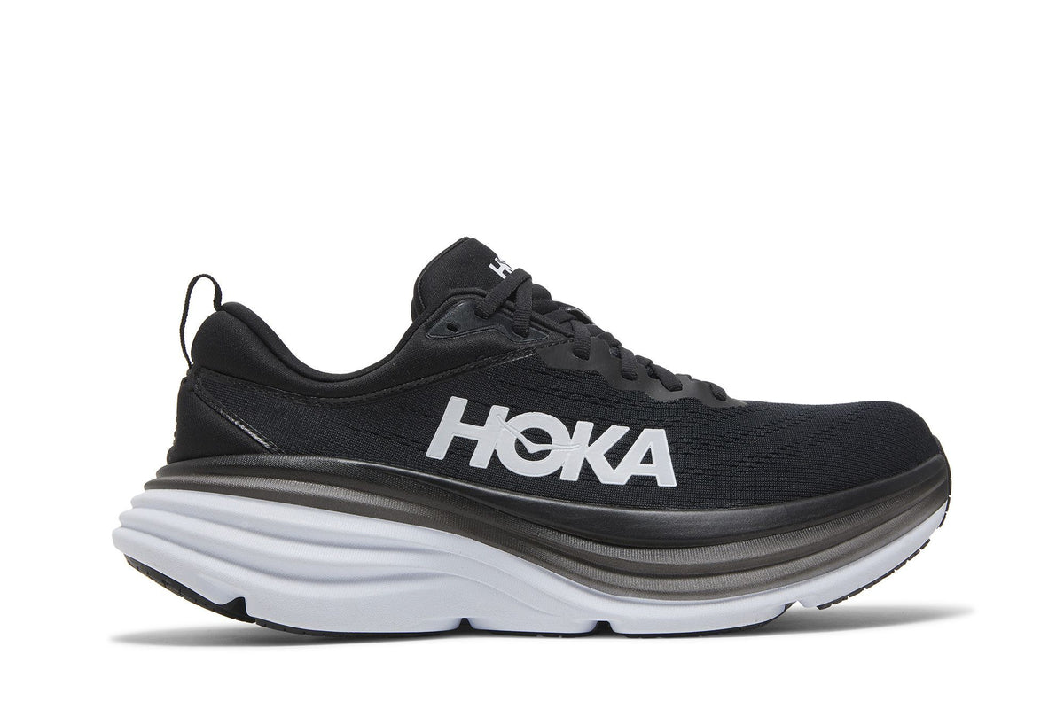 Hoka One One Bondi 8 - Black White