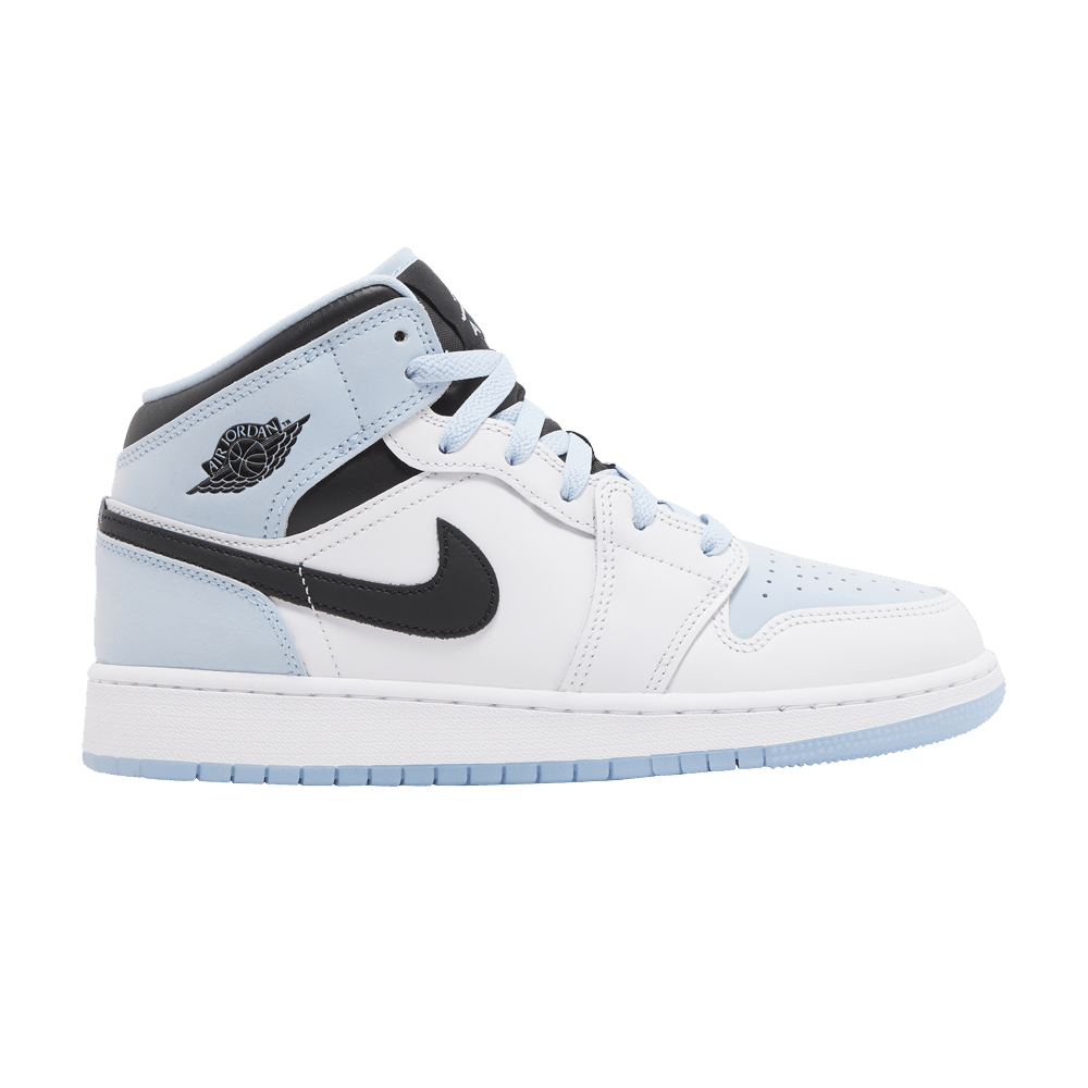 Air Jordan 1 Mid SE GS - White Ice Blue
