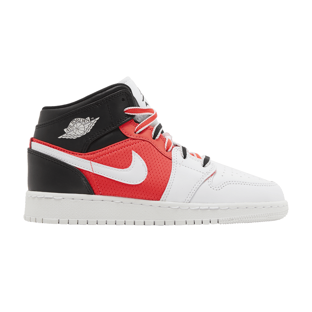 Air Jordan 1 Mid SE GS - White Infrared