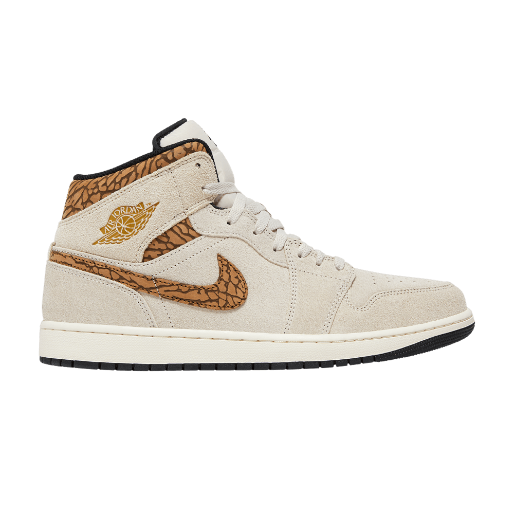 Air Jordan 1 Mid SE - Brown Elephant