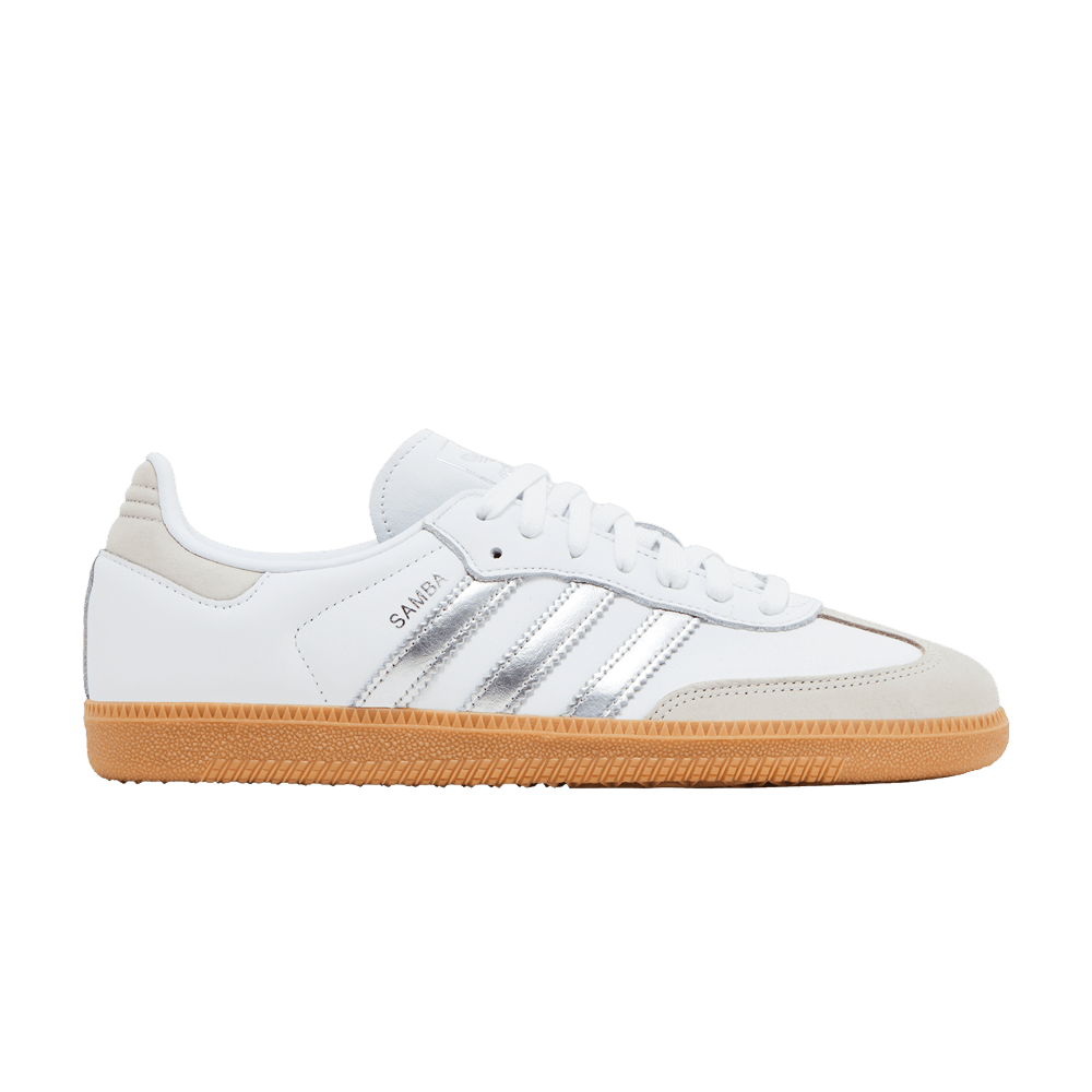 adidas Samba OG - White Silver Metallic Grey (Women's)