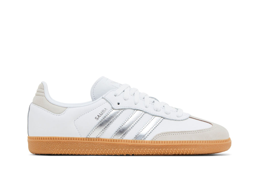 adidas Samba OG - White Silver Metallic Grey (Women's)