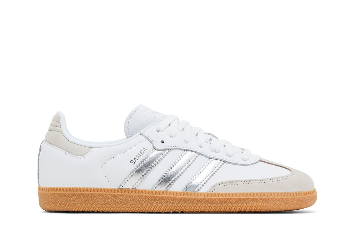 adidas Samba OG - White Silver Metallic Grey (Women's)