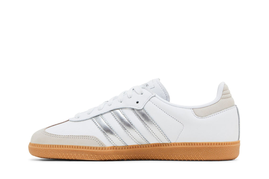 adidas Samba OG - White Silver Metallic Grey (Women's)