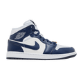 Wmns Air Jordan 1 Mid - Midnight Navy Gold Charms
