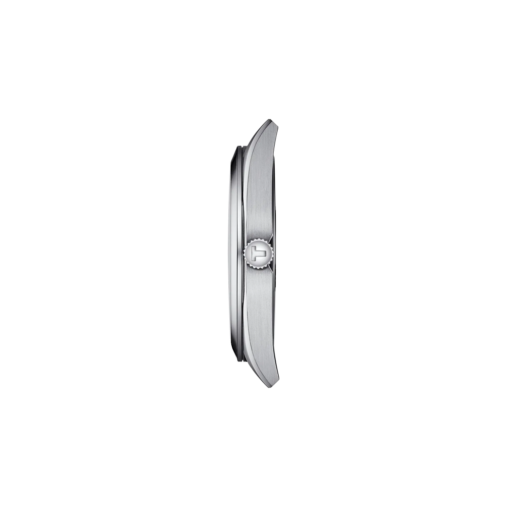 Profile view of the watch case Tissot Gentleman 40mm