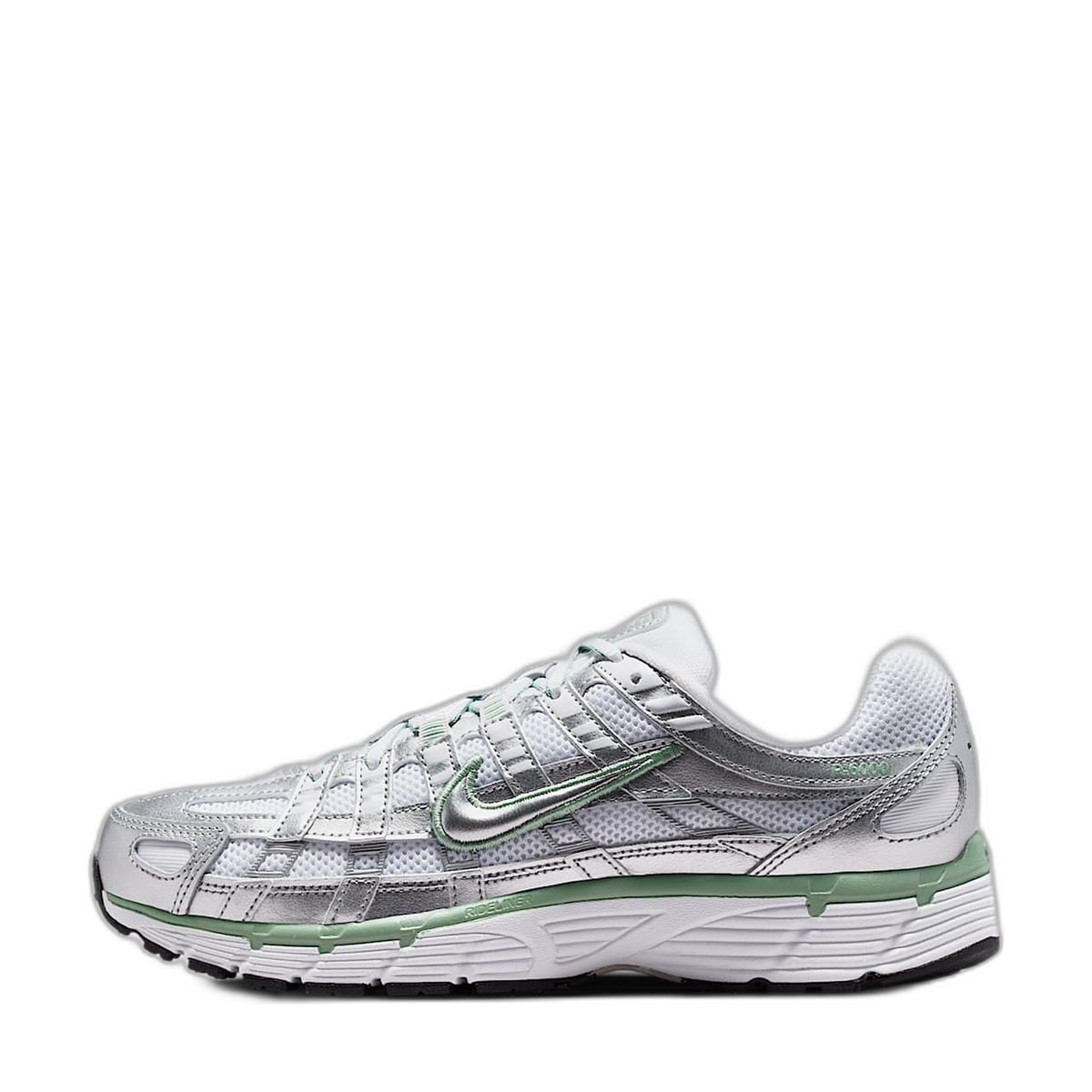 Nike P-6000 - White Metallic Silver Tattoo (Women's)