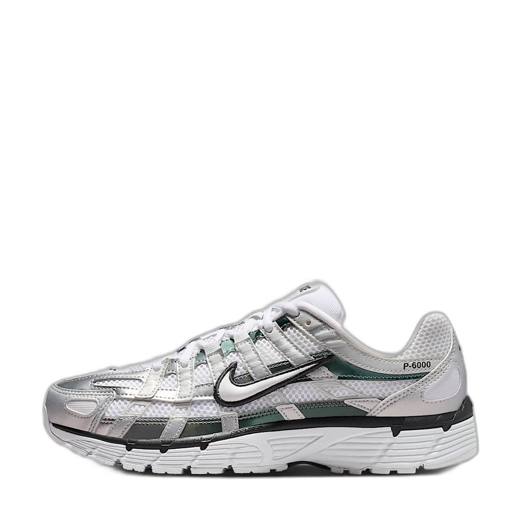 Nike P-6000 - White Metallic Silver Tattoo (Women's)