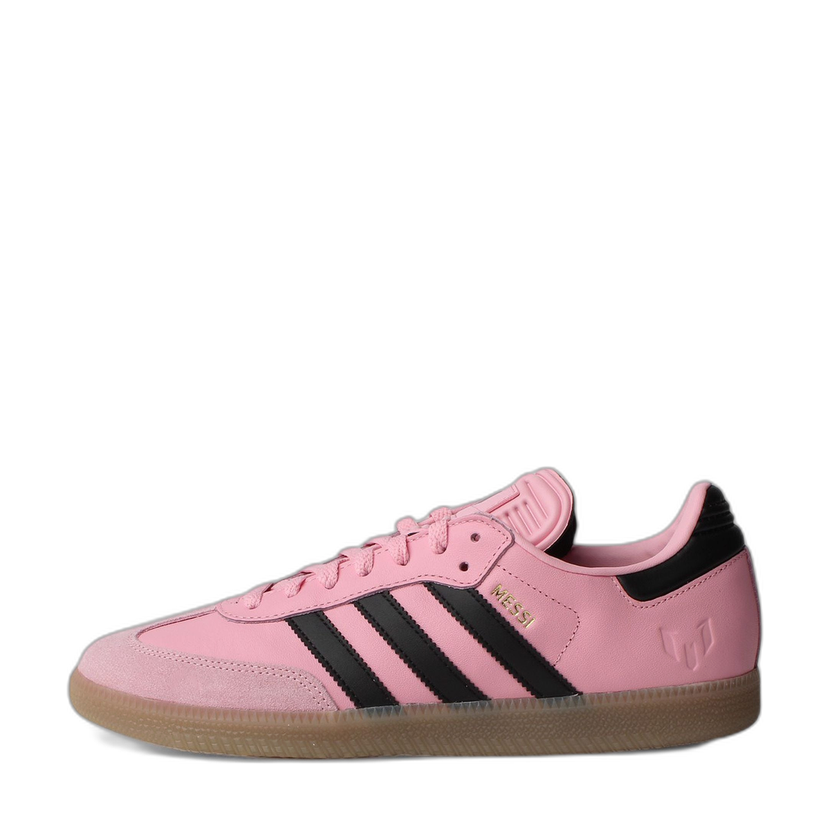 Adidas SAMBA MESSI INDOOR SOCCER SHOES - Light Pink / Core Black / Gum