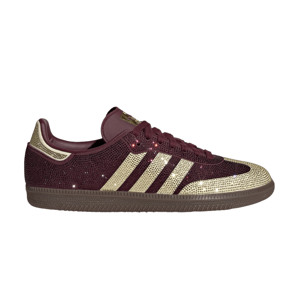 adidas Wmns Samba OG - Rhinestone Maroon Warm Vanilla