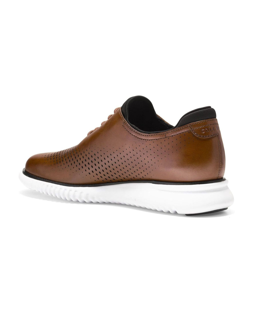 Cole Haan Men's 2.Zerogrand Laser Wing Oxford Shoes - British Tan, Ivory - 3