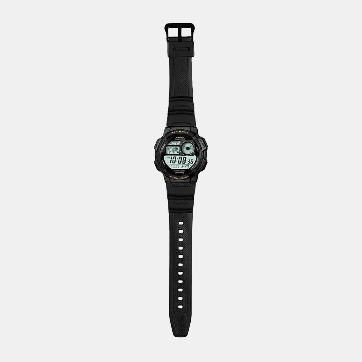 Casio Youth Unisex Quartz Black Dial Digital Resin Watch D080 - 5