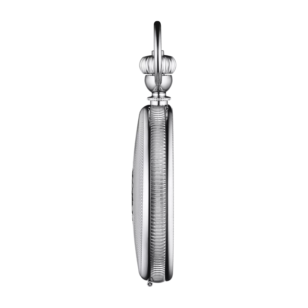 Profile view of the watch case Tissot Savonnette 48.5mm