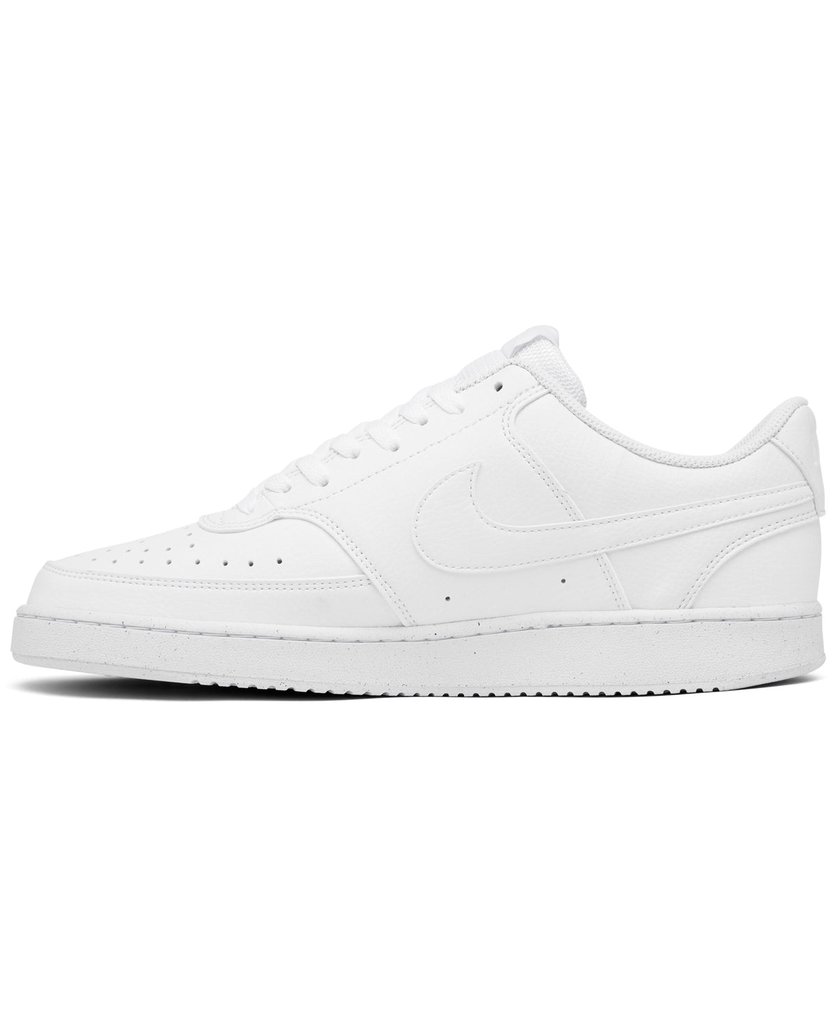 Nike Men's Court Vision Low Next Nature Casual Sneakers - White - 2