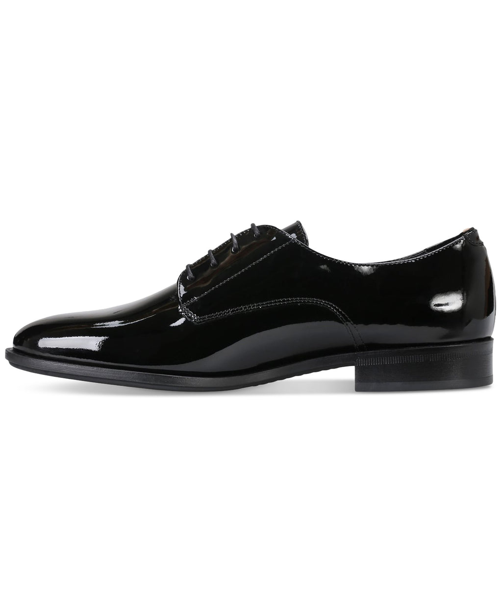 Hugo Boss Men's Colby Derby Patent Leather Dress Shoes - Black - 2