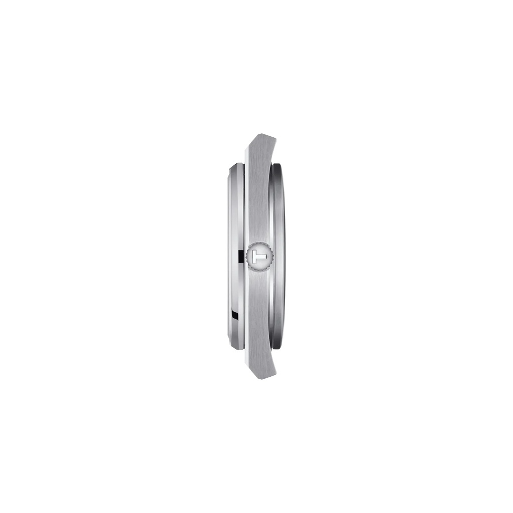 Profile view of the watch case Tissot PRX 40mm