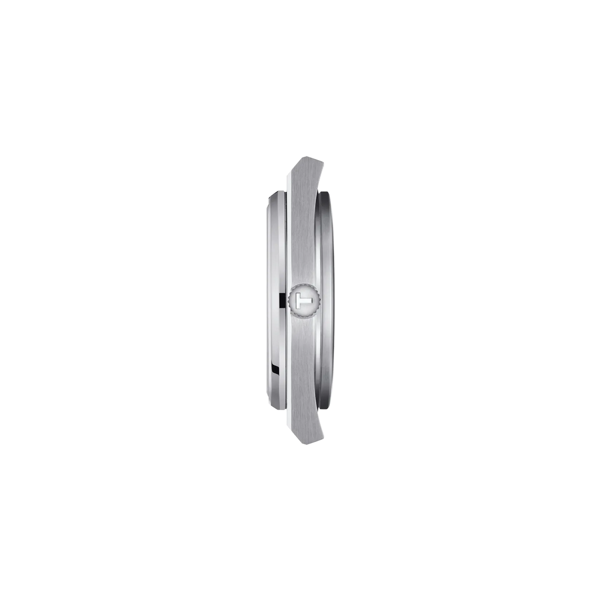 Profile view of the watch case Tissot PRX 40mm