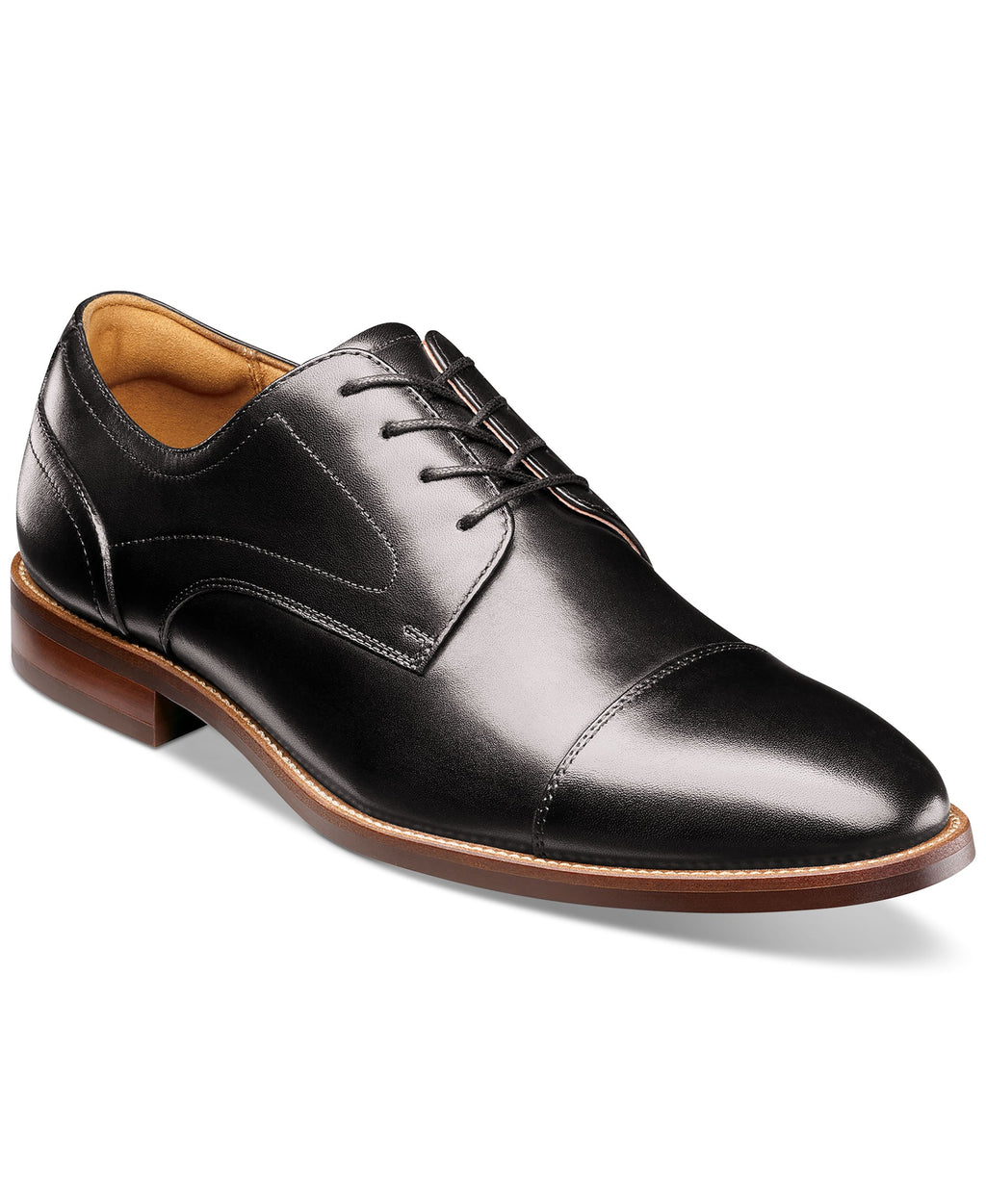 Florsheim Men's Ruvo Cap-Toe Oxford Dress Shoe - Black