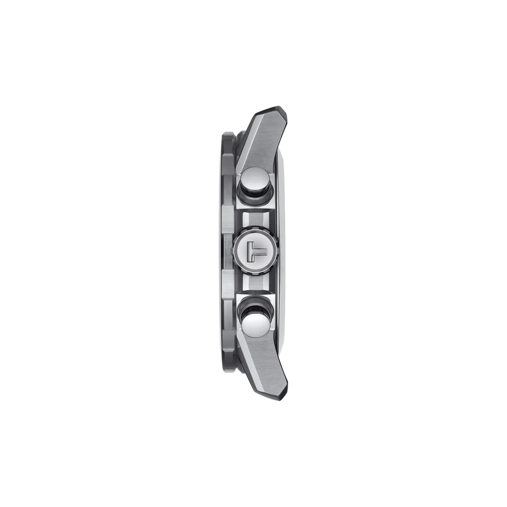 Profile view of the watch case Tissot Supersport Chrono 45.5mm