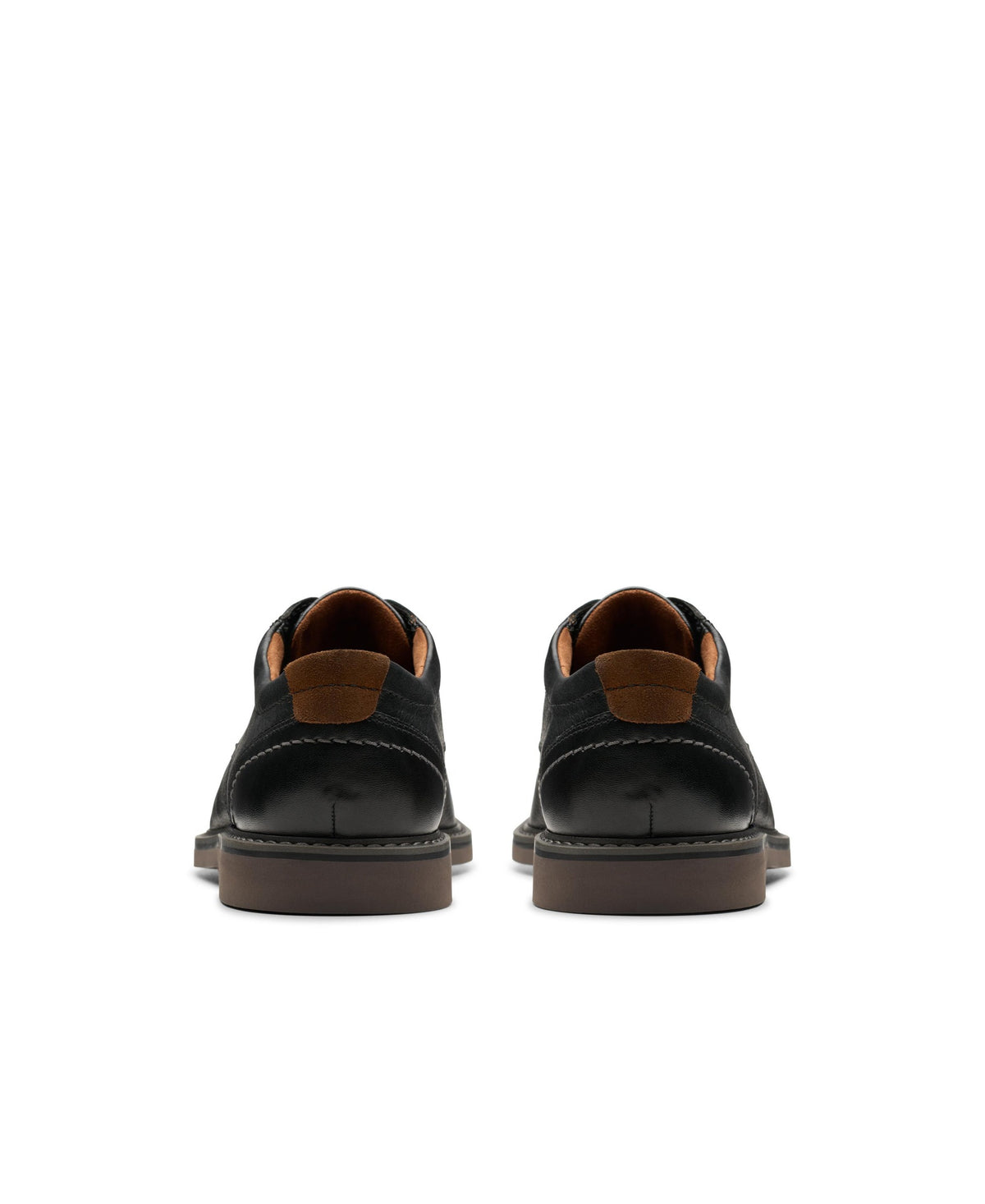 Clarks Collection Men's Radcliff Low Shoes - Black Leather - 3