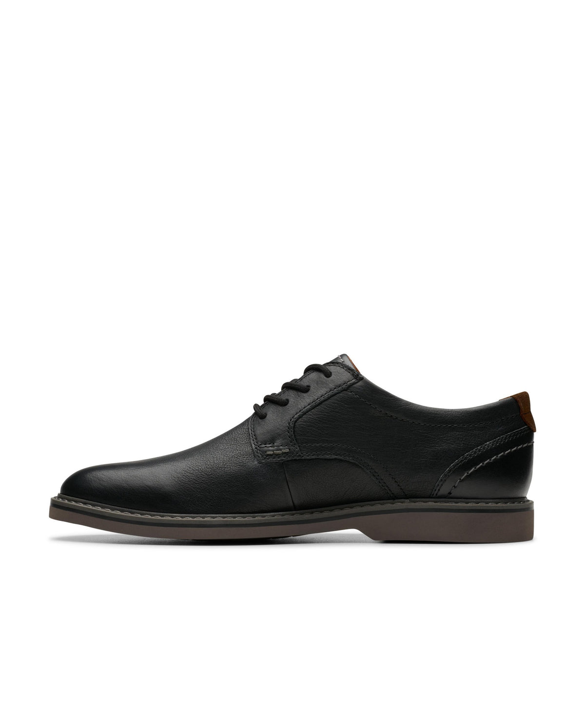 Clarks Collection Men's Radcliff Low Shoes - Black Leather - 6