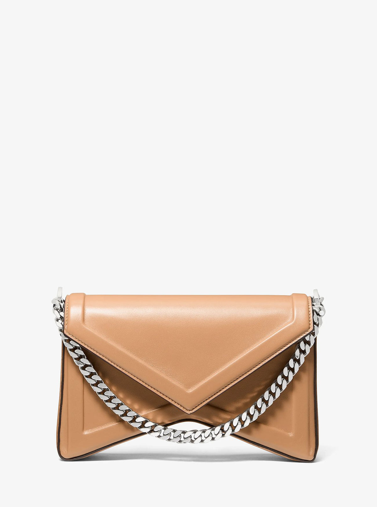 Michael Kors Manhatta Medium Leather Bag - Suntan