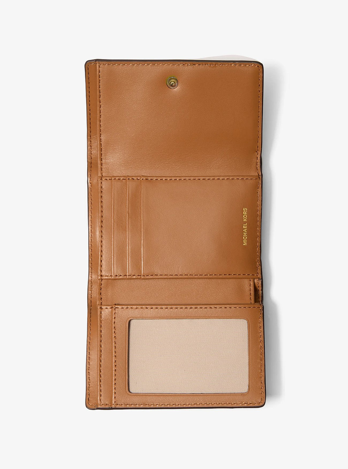 Michael Kors Bryant Medium Signature Logo Wallet - Vanilla/Acorn - 2