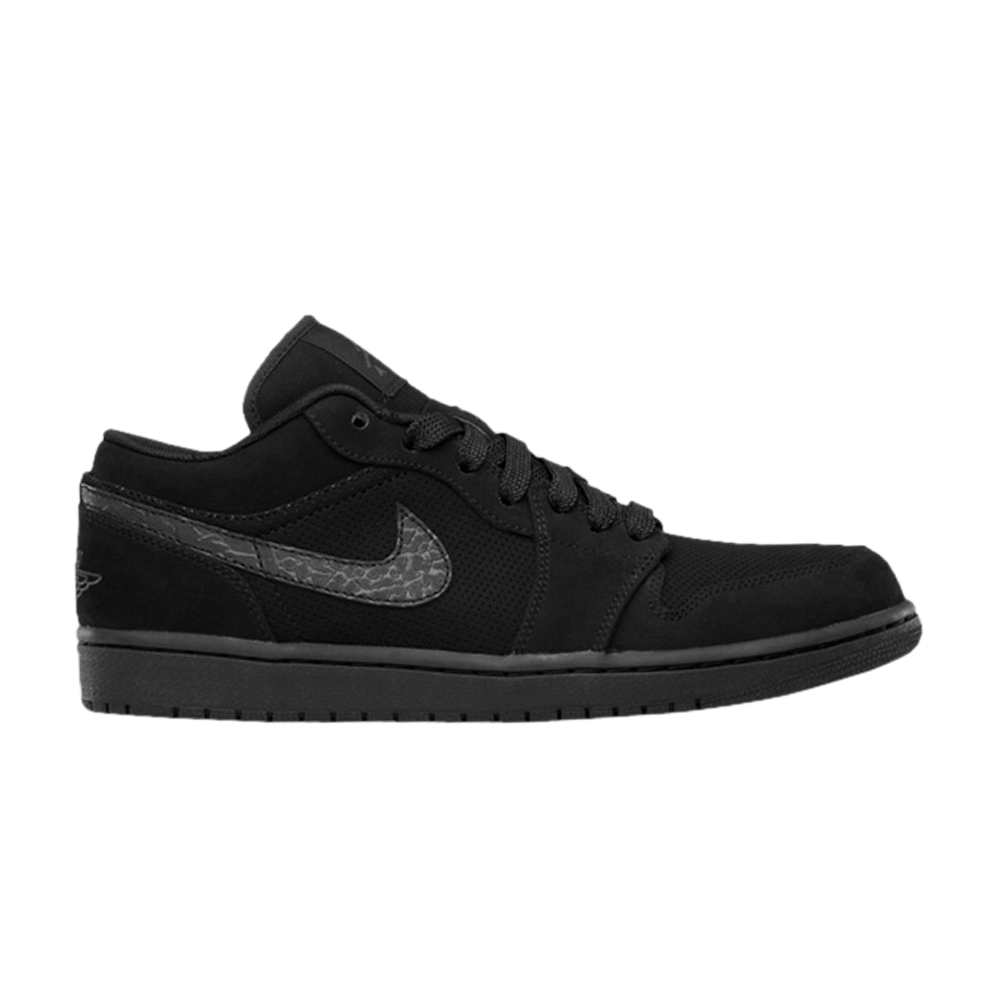 Air Jordan 1 Phat Low - Elephant Print - Black