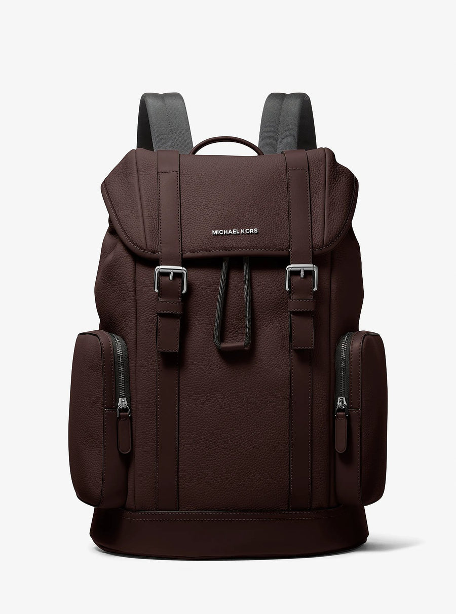Michael Kors Hudson Pebbled Leather Backpack
