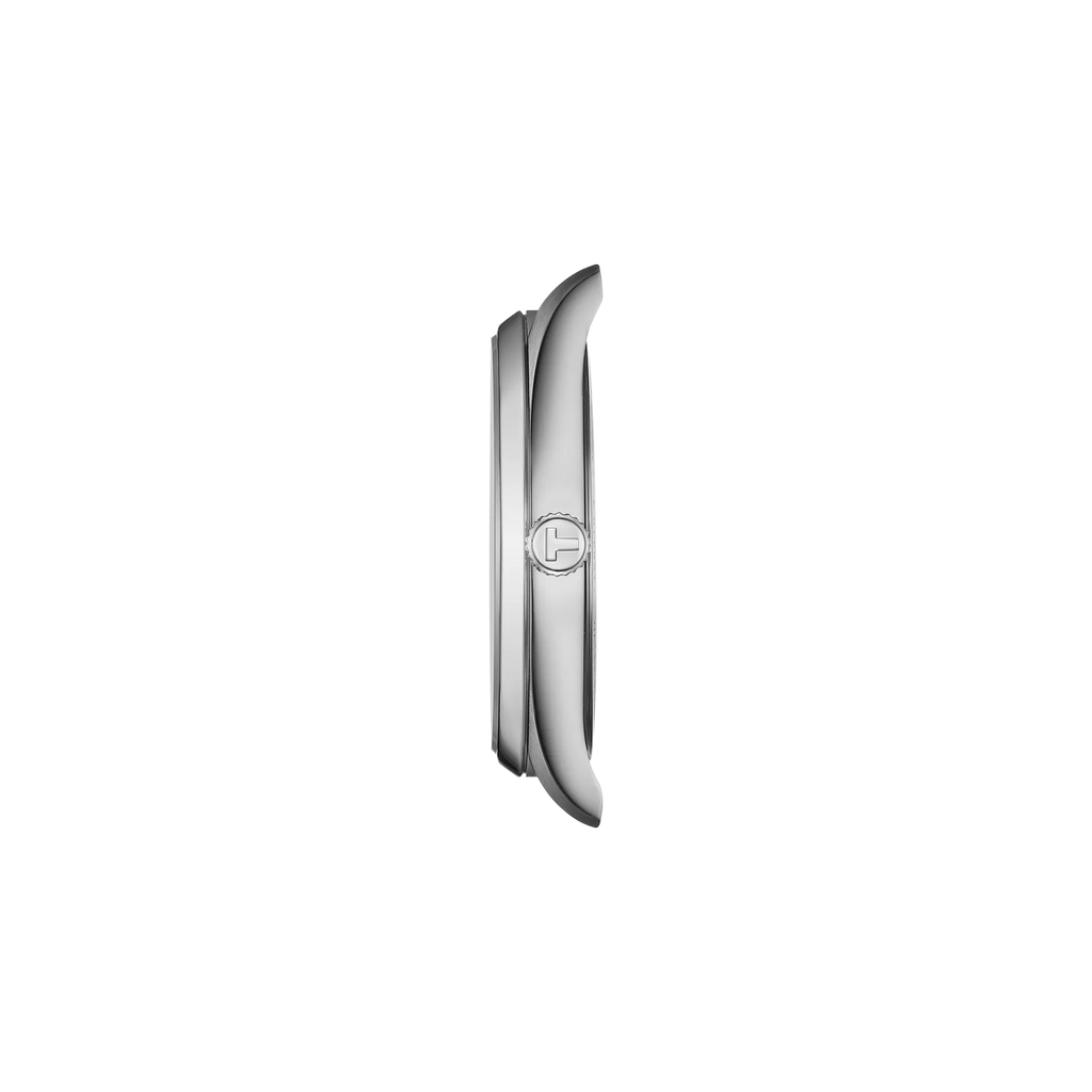 Profile view of the watch case Tissot PR 100 40mm