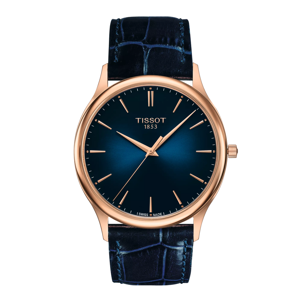 Front view of the watch Tissot Excellence 18K Gold