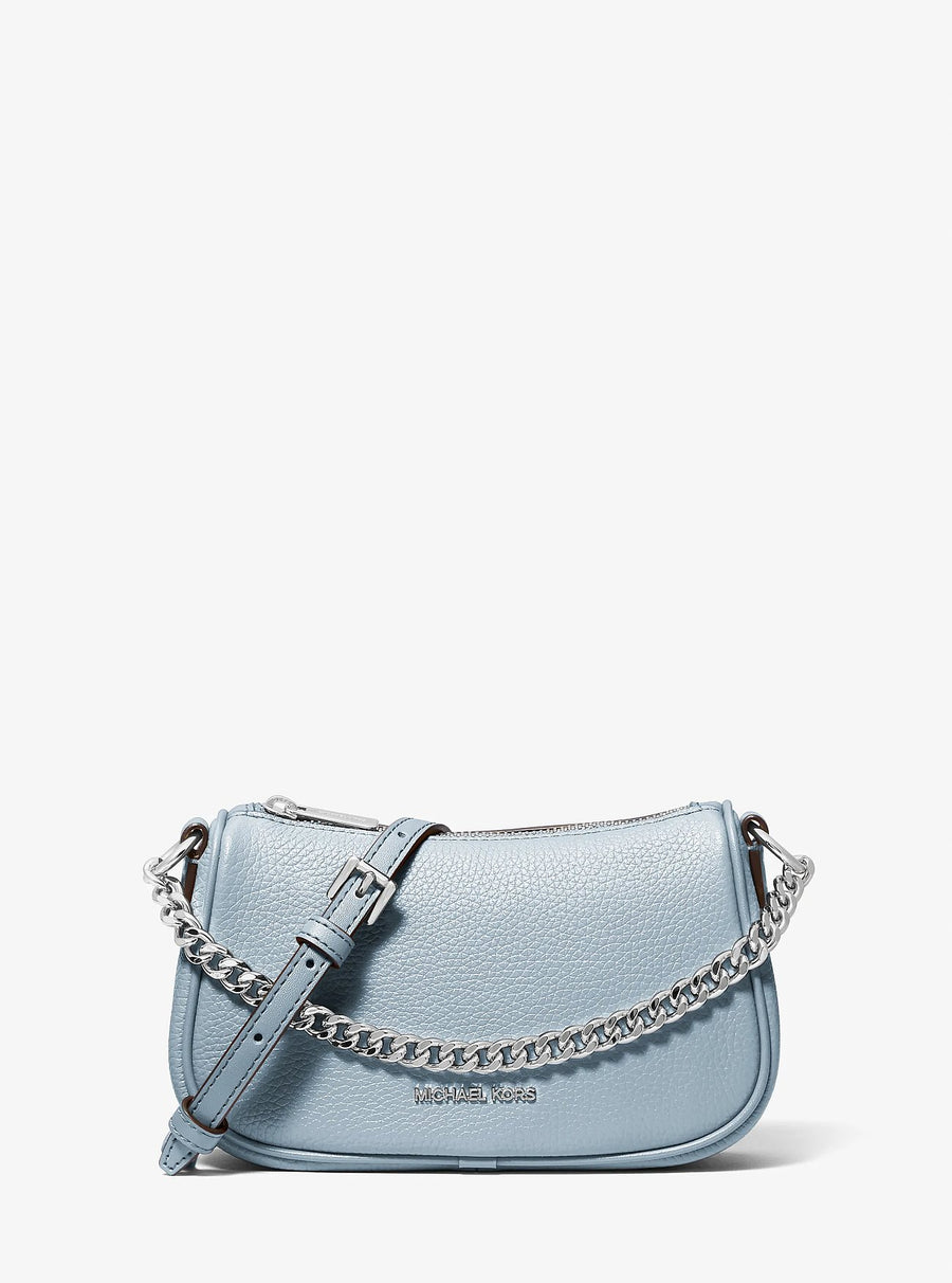 Michael Kors Carmela Small Pebbled Leather Crossbody Bag