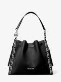Michael Kors Mina Large Chain Shoulder Bag - Black