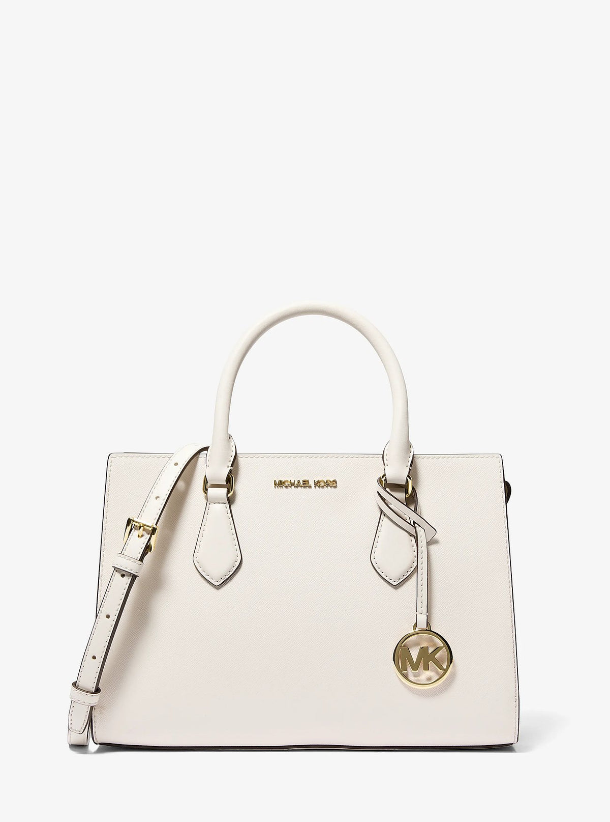 Michael Kors Sheila Medium Satchel - Lt Cream