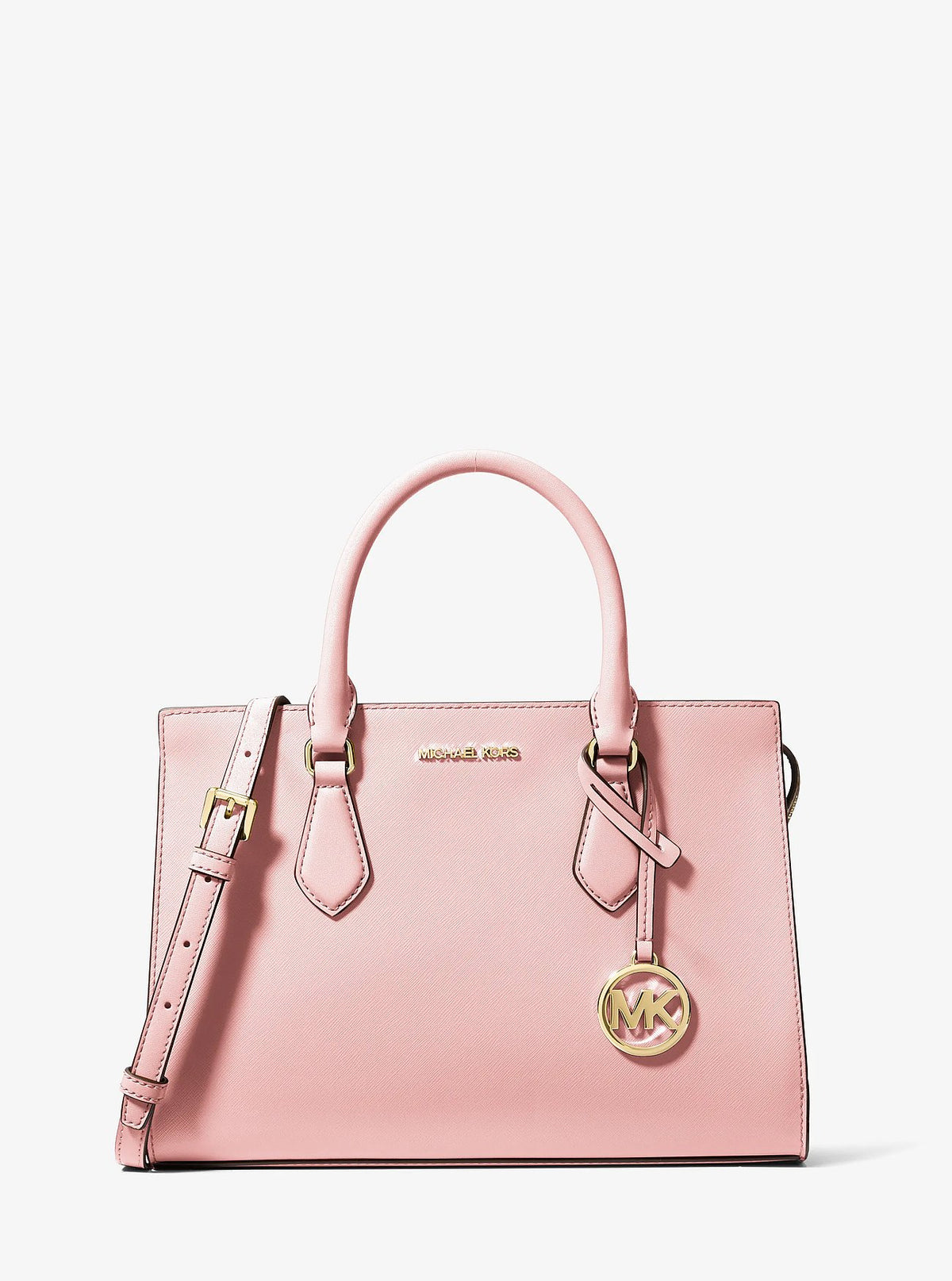 Michael Kors Sheila Medium Satchel - Powder Blush
