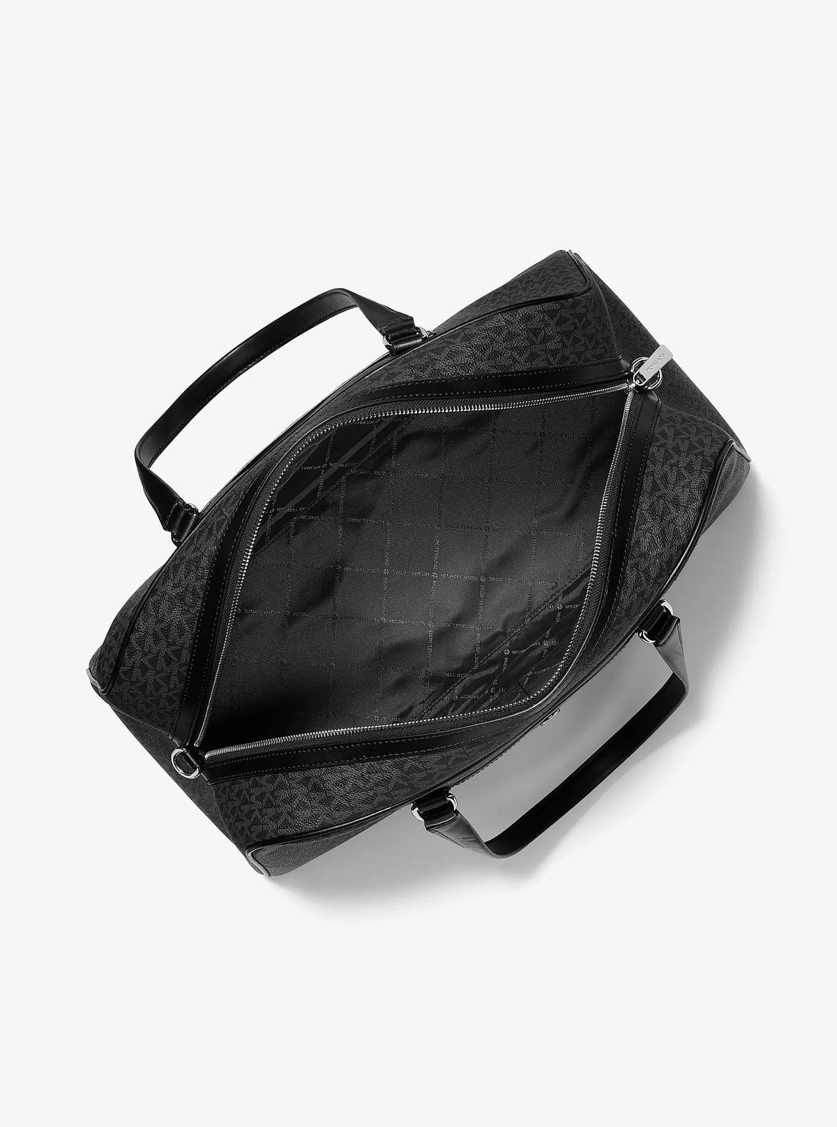 Michael Kors Jet Set Travel Extra-Large Signature Logo Weekender Bag - Black - 2