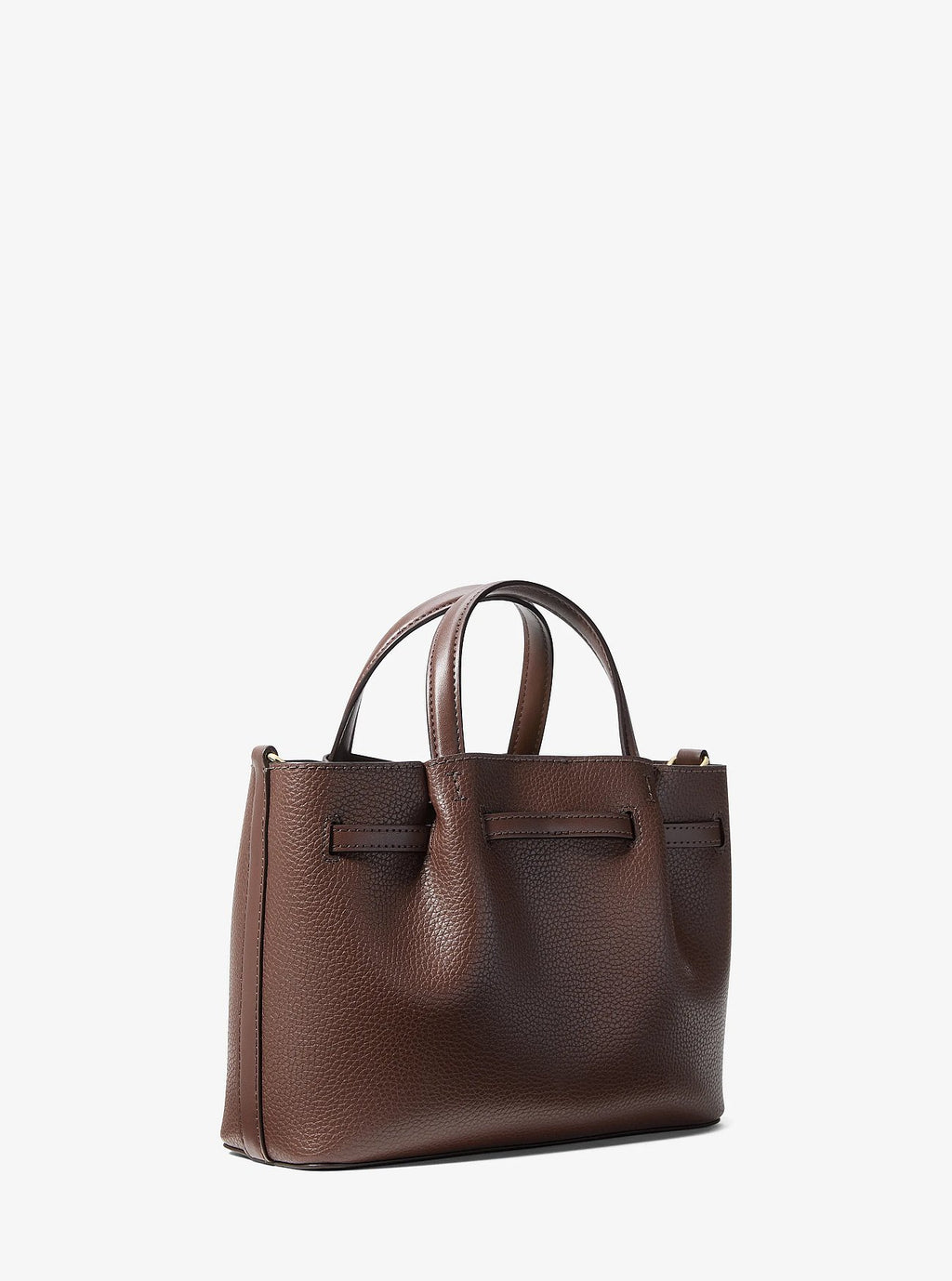 Michael Kors Carson Small Pebbled Leather Satchel - Nutmeg - 3
