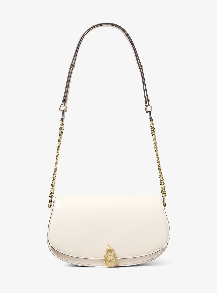 Michael Kors Mila Medium Leather Messenger Bag