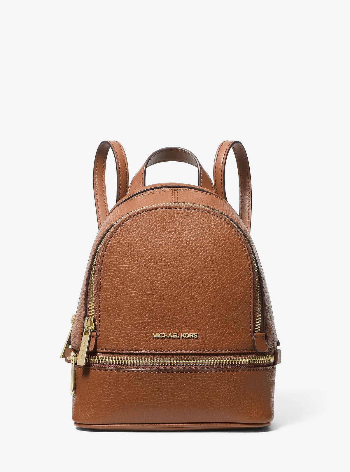 Michael Kors Rhea Extra-Small Pebbled Leather Backpack - Luggage