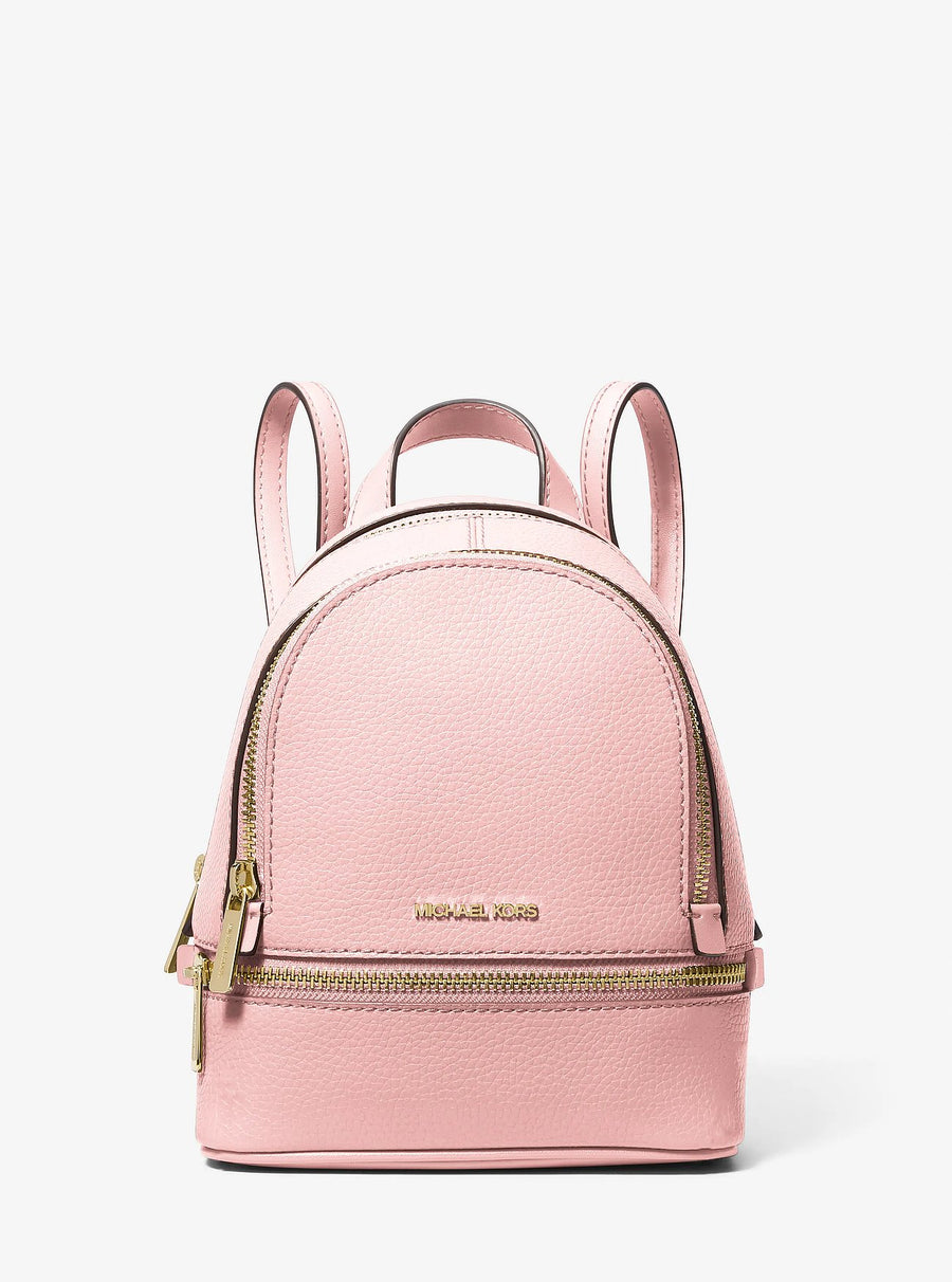 Michael Kors Rhea Extra-Small Pebbled Leather Backpack