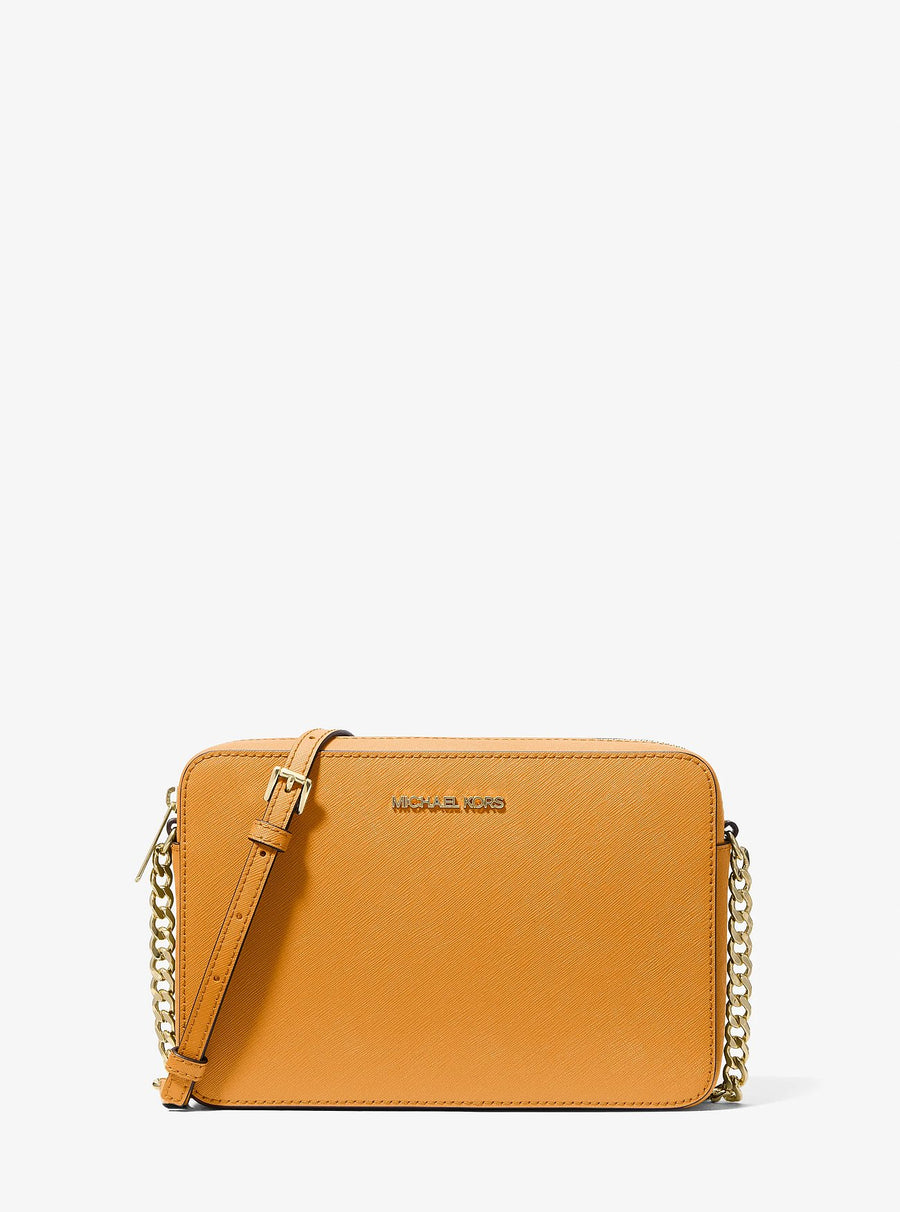 Michael Kors Jet Set Large Saffiano Leather Crossbody Bag