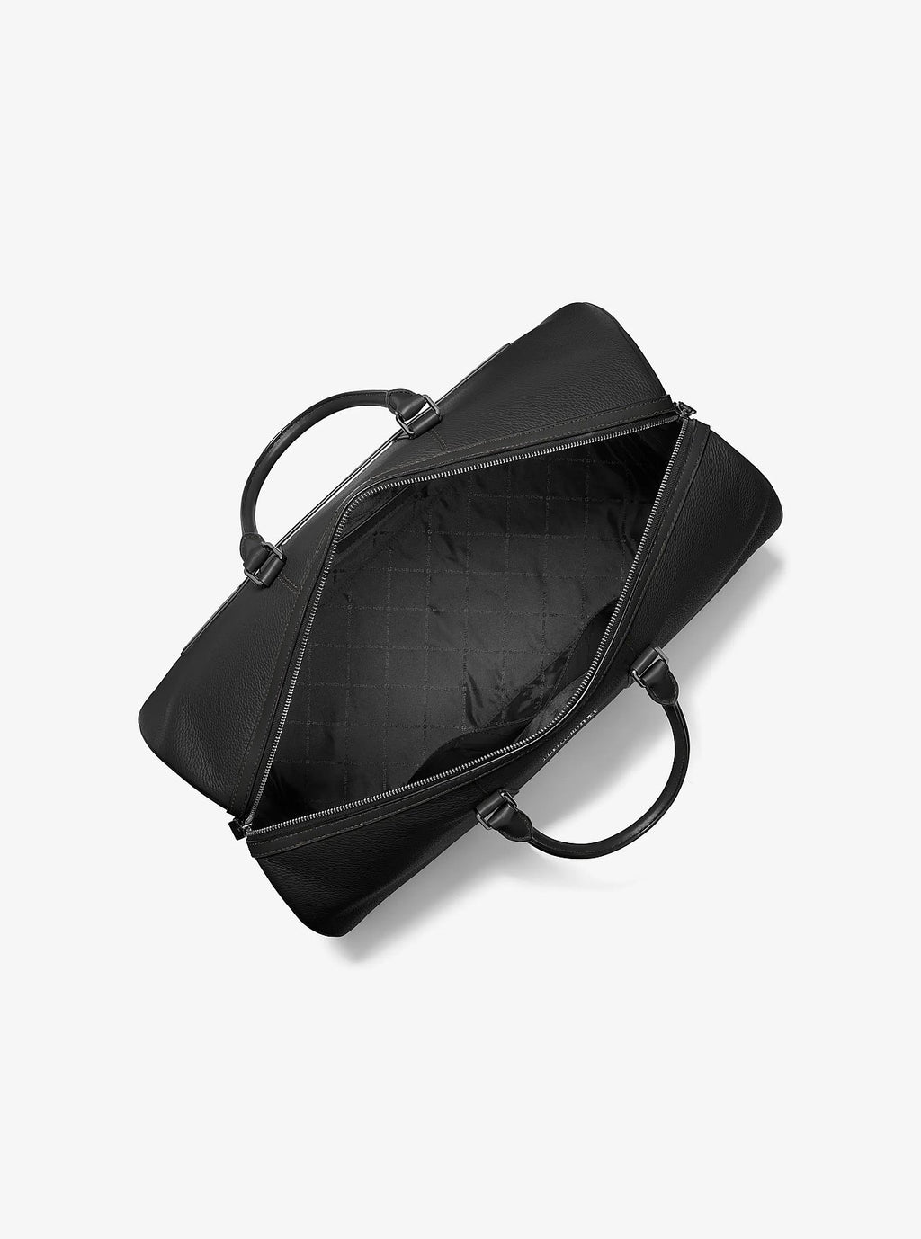 Michael Kors Cooper Pebbled Leather Duffel Bag - Black - 2