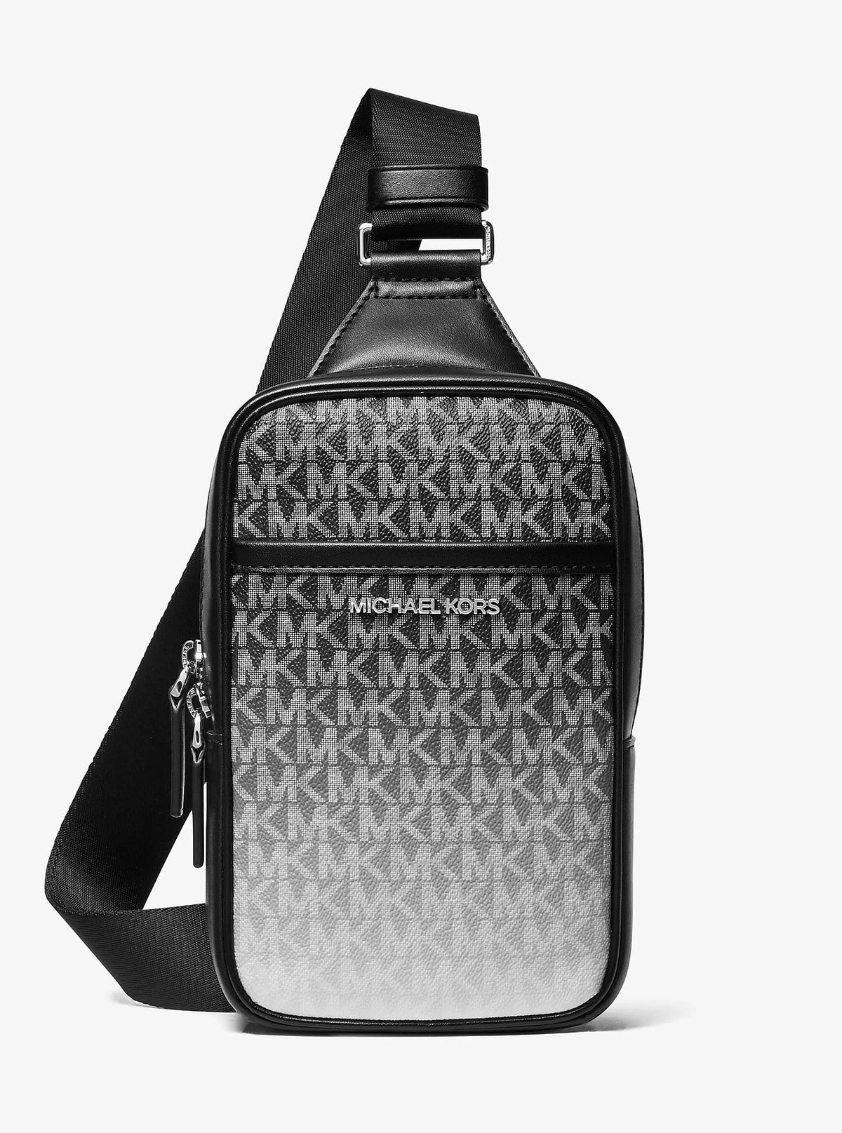 Michael Kors Cooper Medium Ombré Logo Sling Pack - Black
