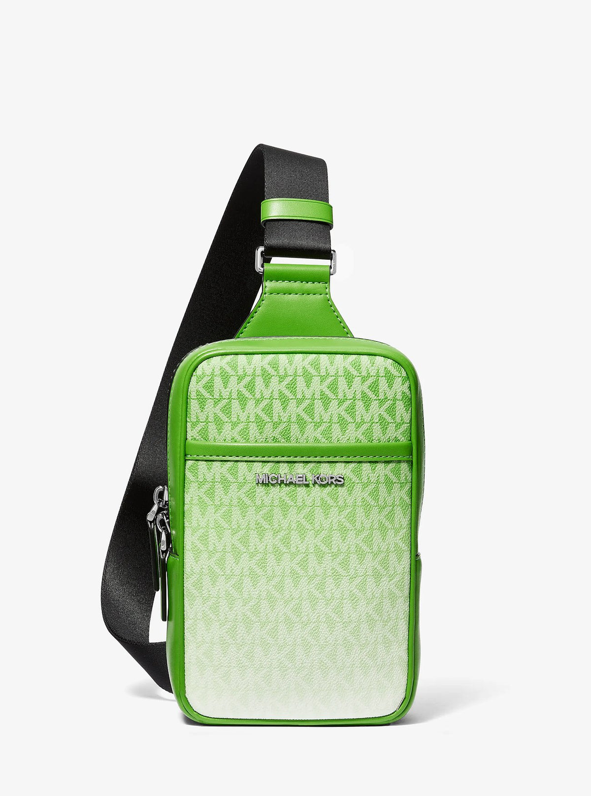 Michael Kors Cooper Medium Ombré Logo Sling Pack - Jungle